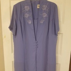 Periwinkle special occasion dress